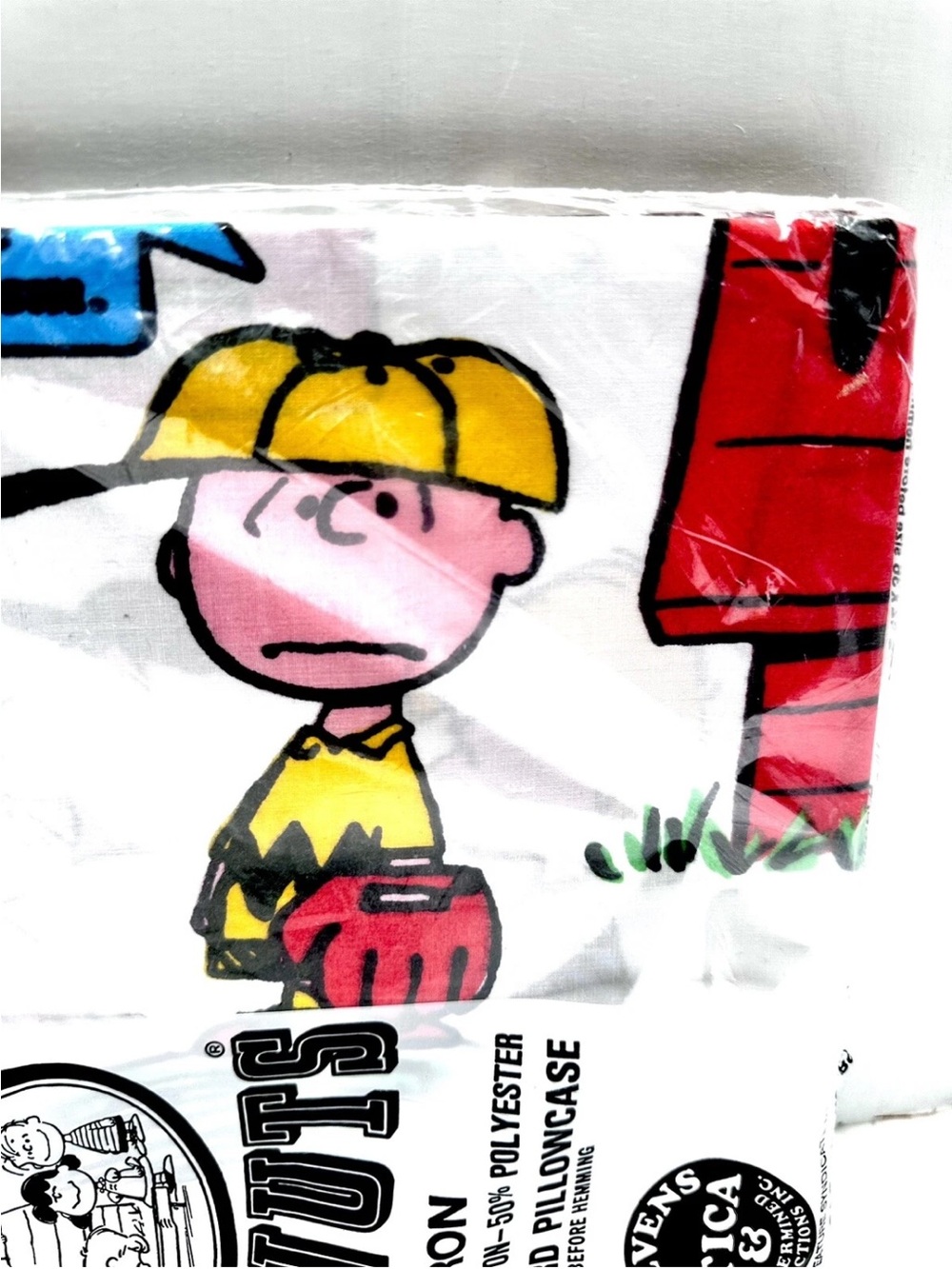 Peanuts Charlie Brown Yellow, Red, Pink Graphic Art Print
